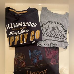 Kids Graphic Tees - Black, Gray, and Gold